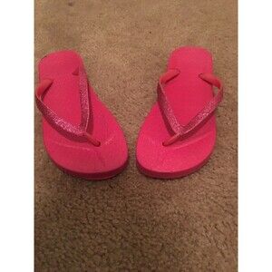 Women's Pink Flip Flops Sandals Shoes Size 5-6 Slip On